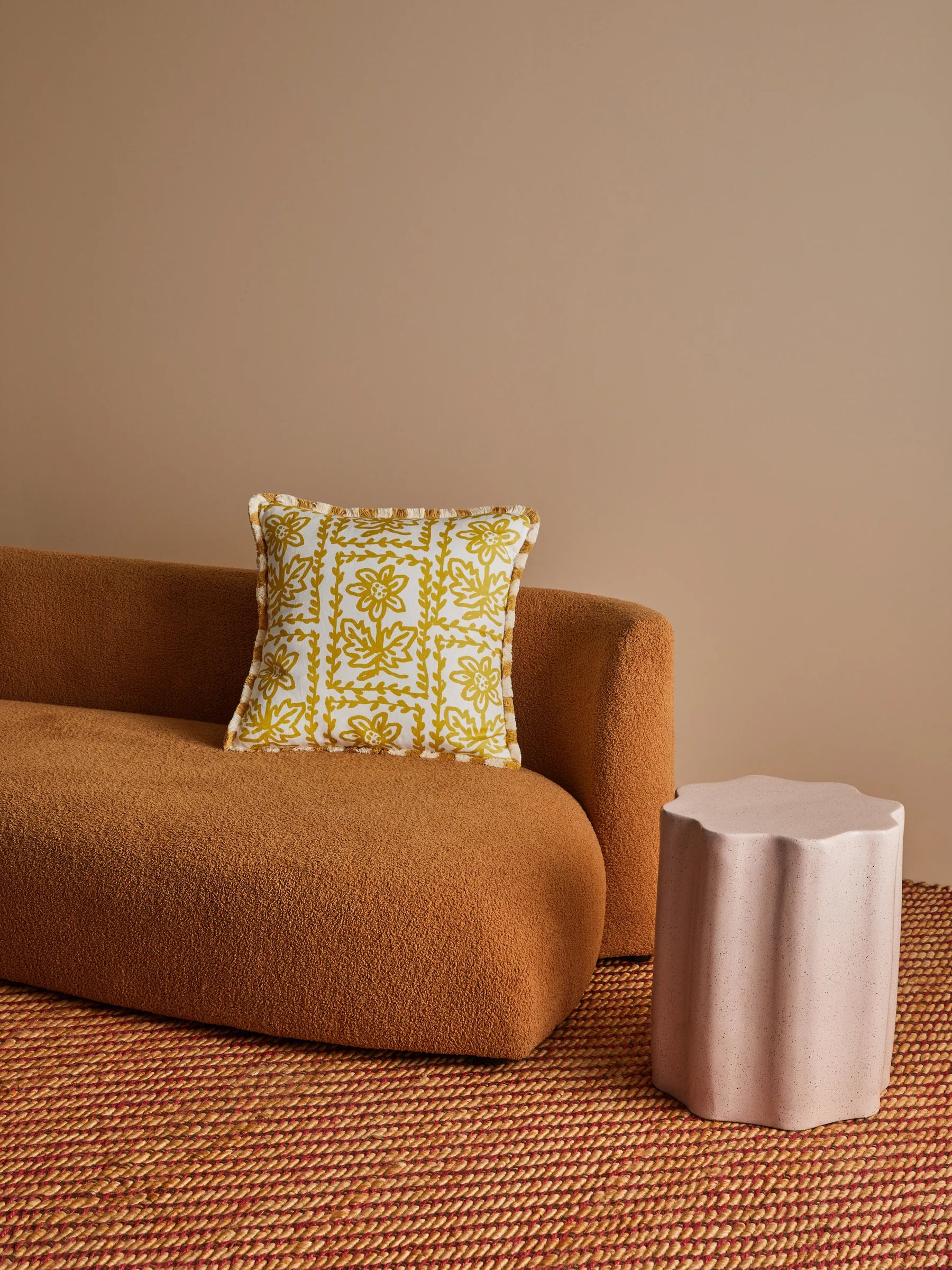 Bonnie & Neil Daisy Yellow Cushion 50CM