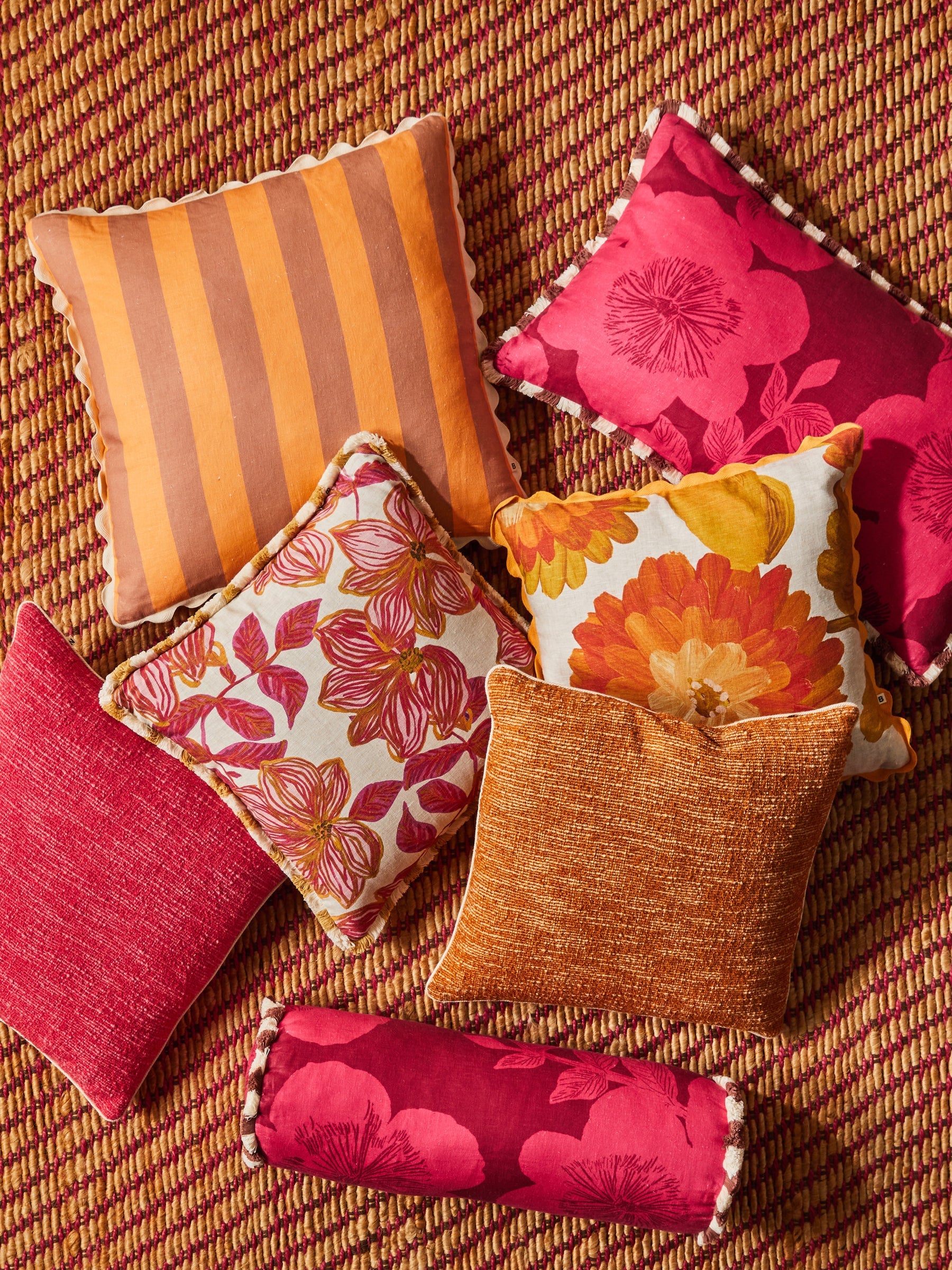 Bonnie & Neil Azalea Pink Cushion 50CM