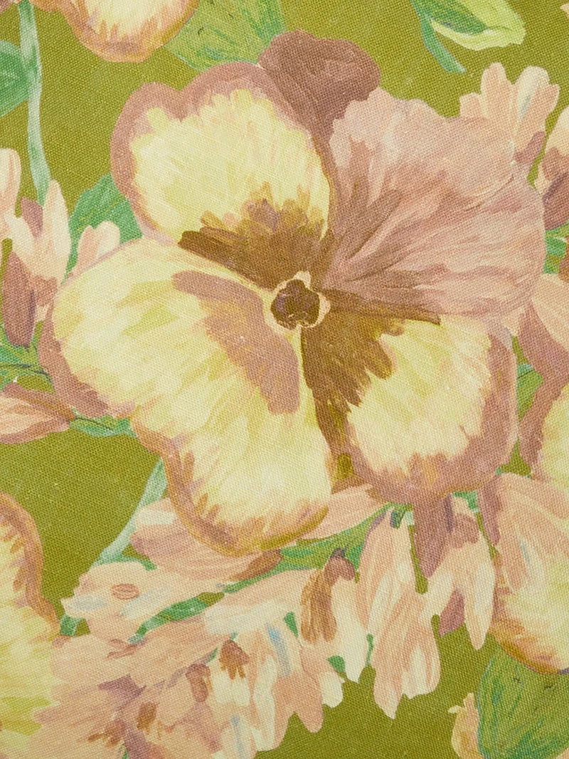 Bonnie & Neil Mountain Floral Cushion Citrine 50cm