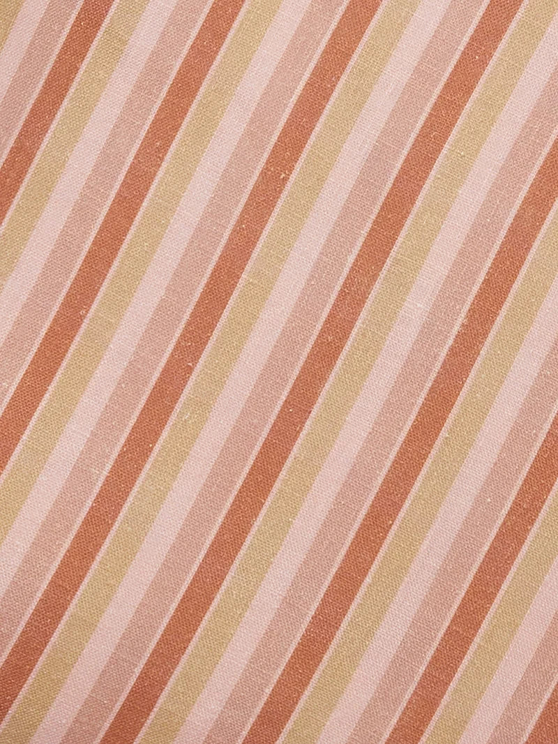 Bonnie & Neil Garden Stripe Cushion Pink 50cm
