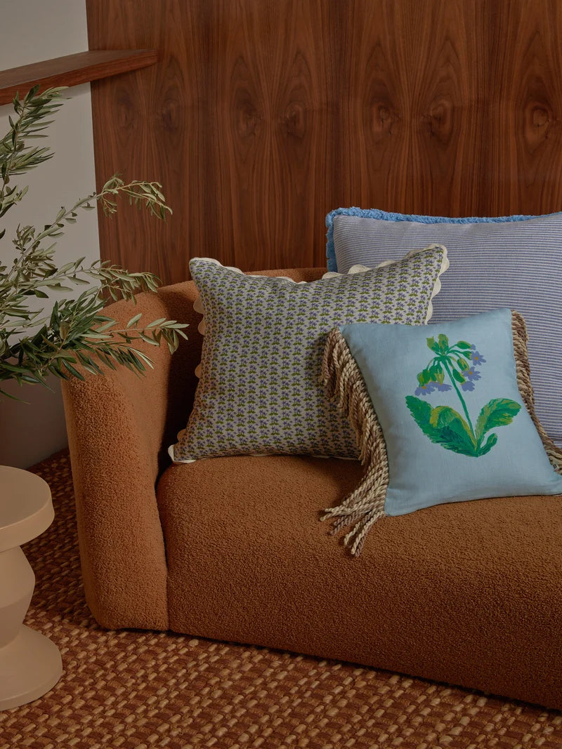 Bonnie & Neil Lea Cushion BLUE 30 x 40