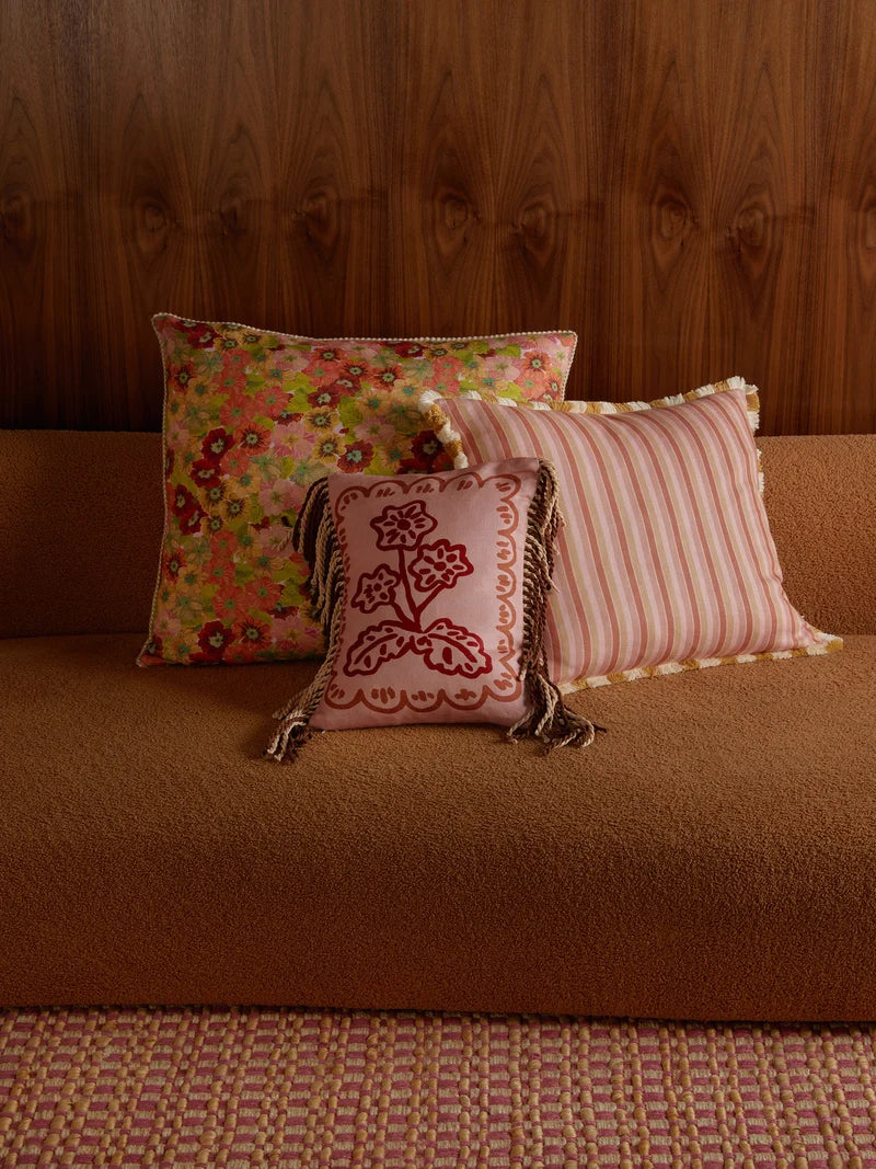 Bonnie & Neil Martine Mini Cushion BUFF 30 x 40cm