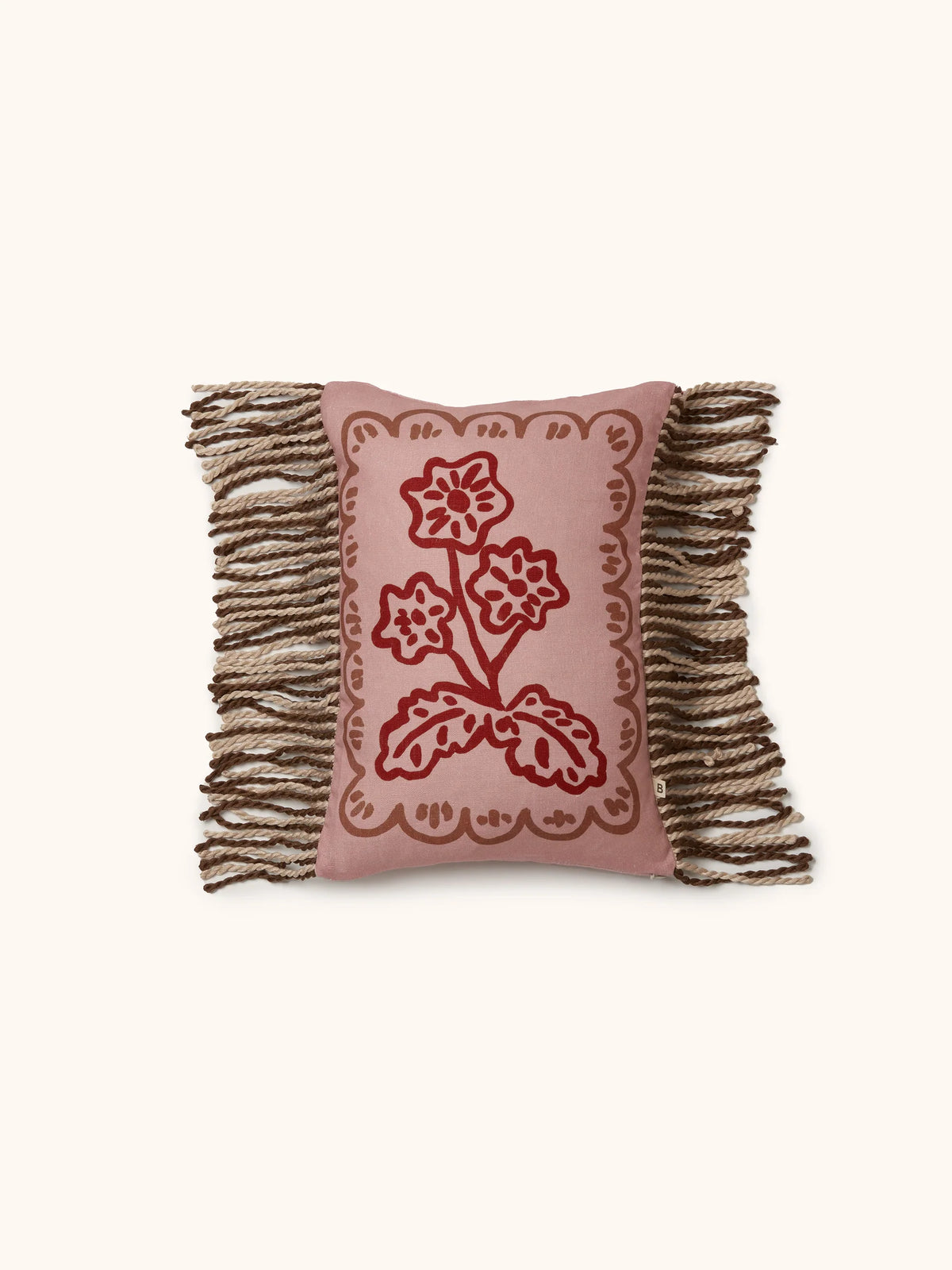Bonnie & Neil Martine Mini Cushion BUFF 30 x 40cm