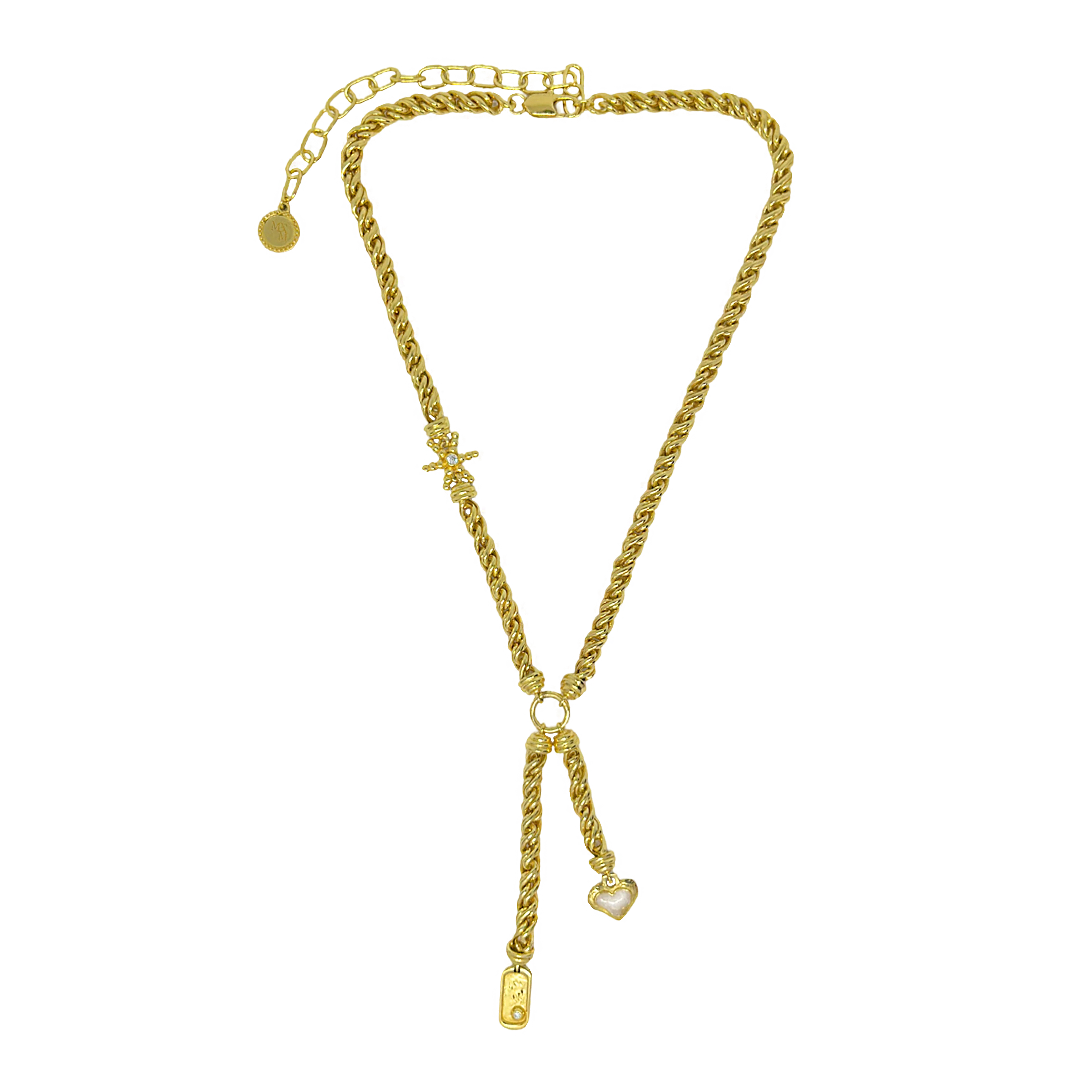 MOUNTAIN & MOON Cassia Necklace GOLD PEARL