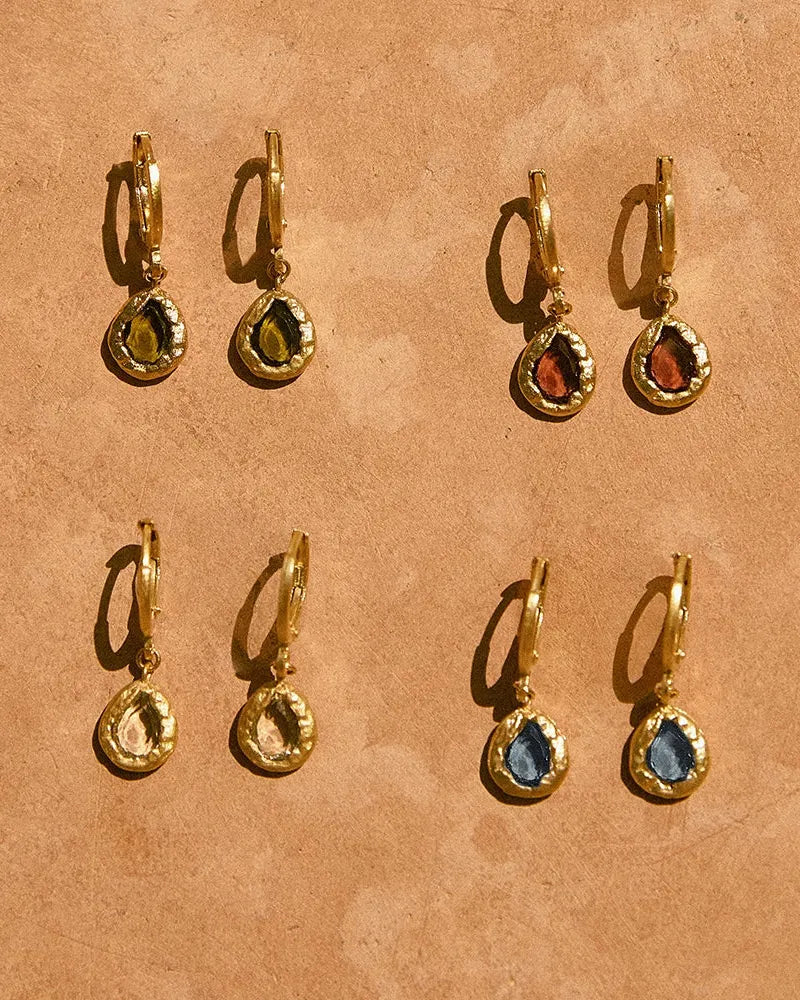 AGAPEE Lysia Earrings Crystal GOLD