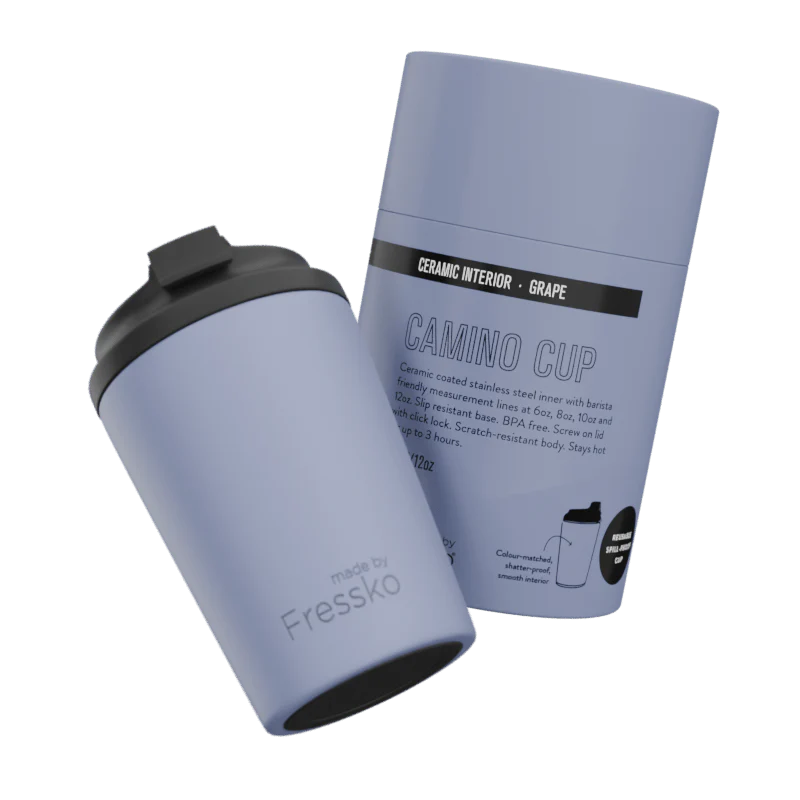 FRESSKO Ceramic Lined Camino Cup GRAPE