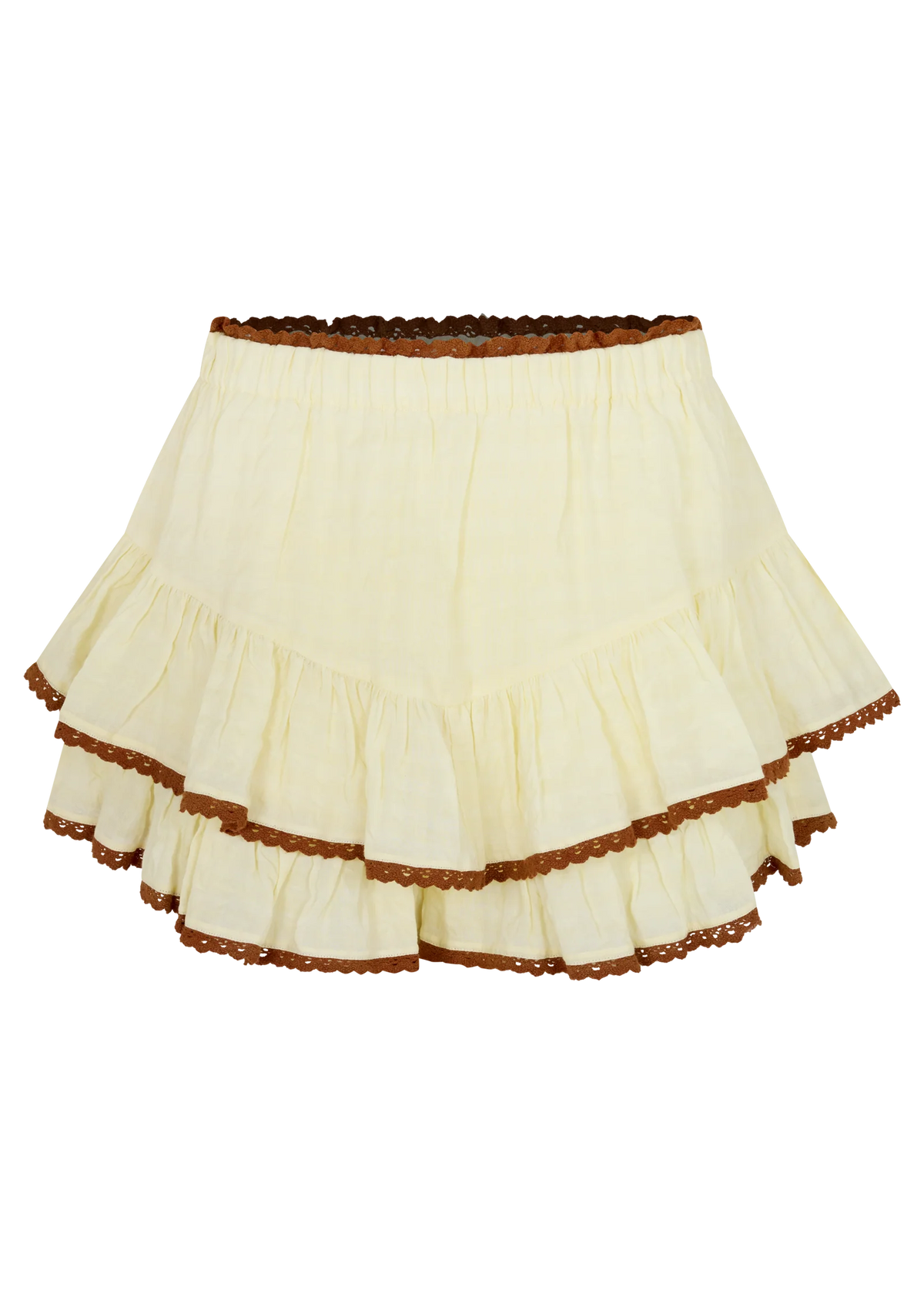 KINGA CSILLA Cloud Check Fae Frill Skort