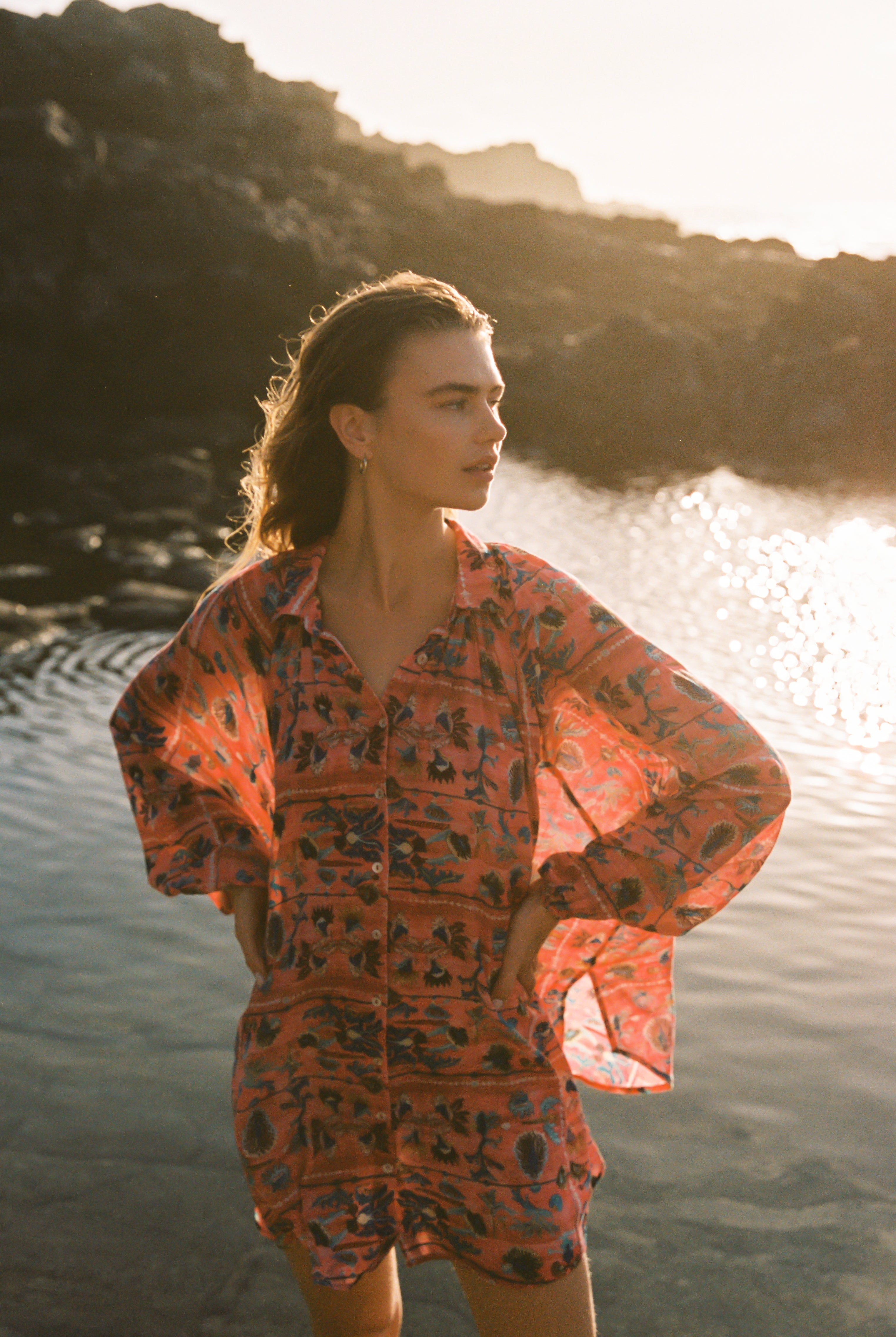 KINGA CSILLA Tierra Cupio Shirt Dress