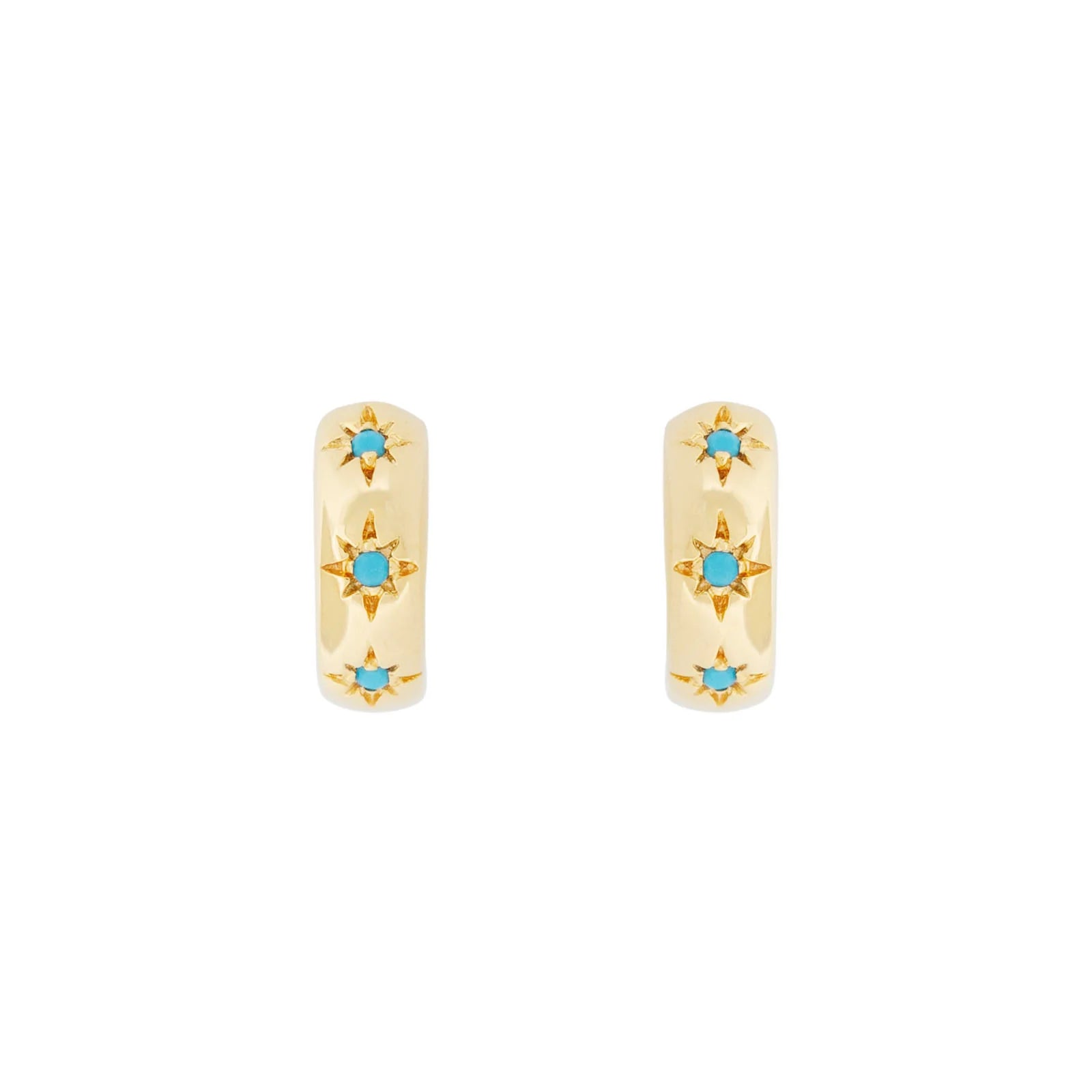 FAIRLEY Turquoise Starburst Huggies