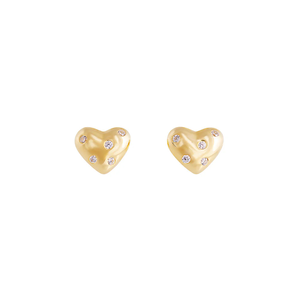 FAIRLEY Twilight Heart Studs