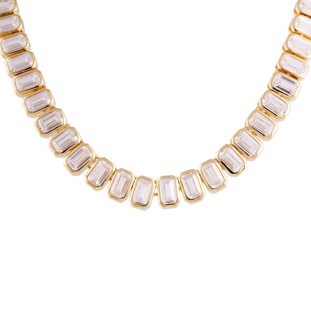 FAIRLEY Blanc Tennis Necklace