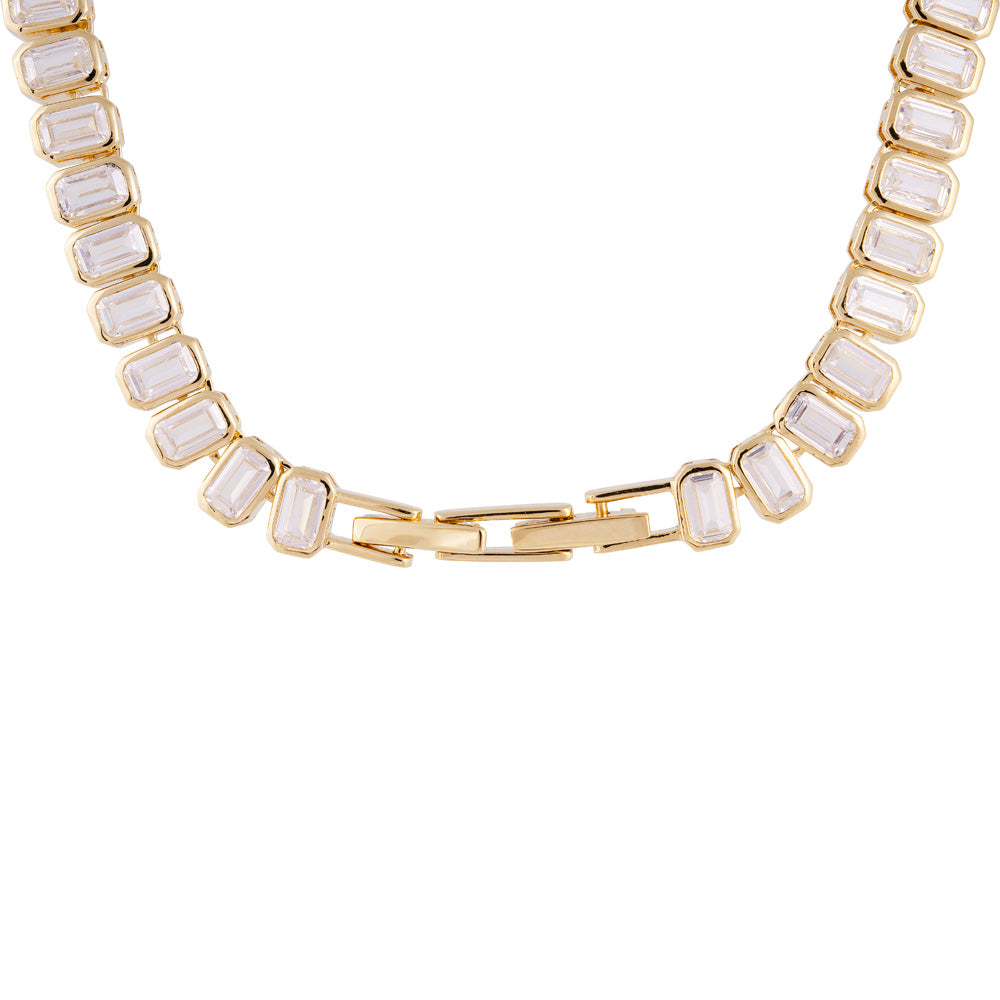 FAIRLEY Blanc Tennis Necklace