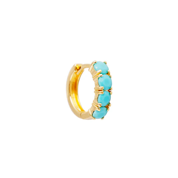 FAIRLEY Midi Hoops TURQUOISE