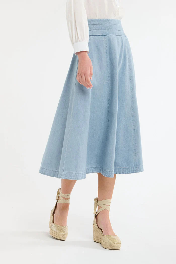 365 DAYS Dakota Denim Skirt LIGHT WASH