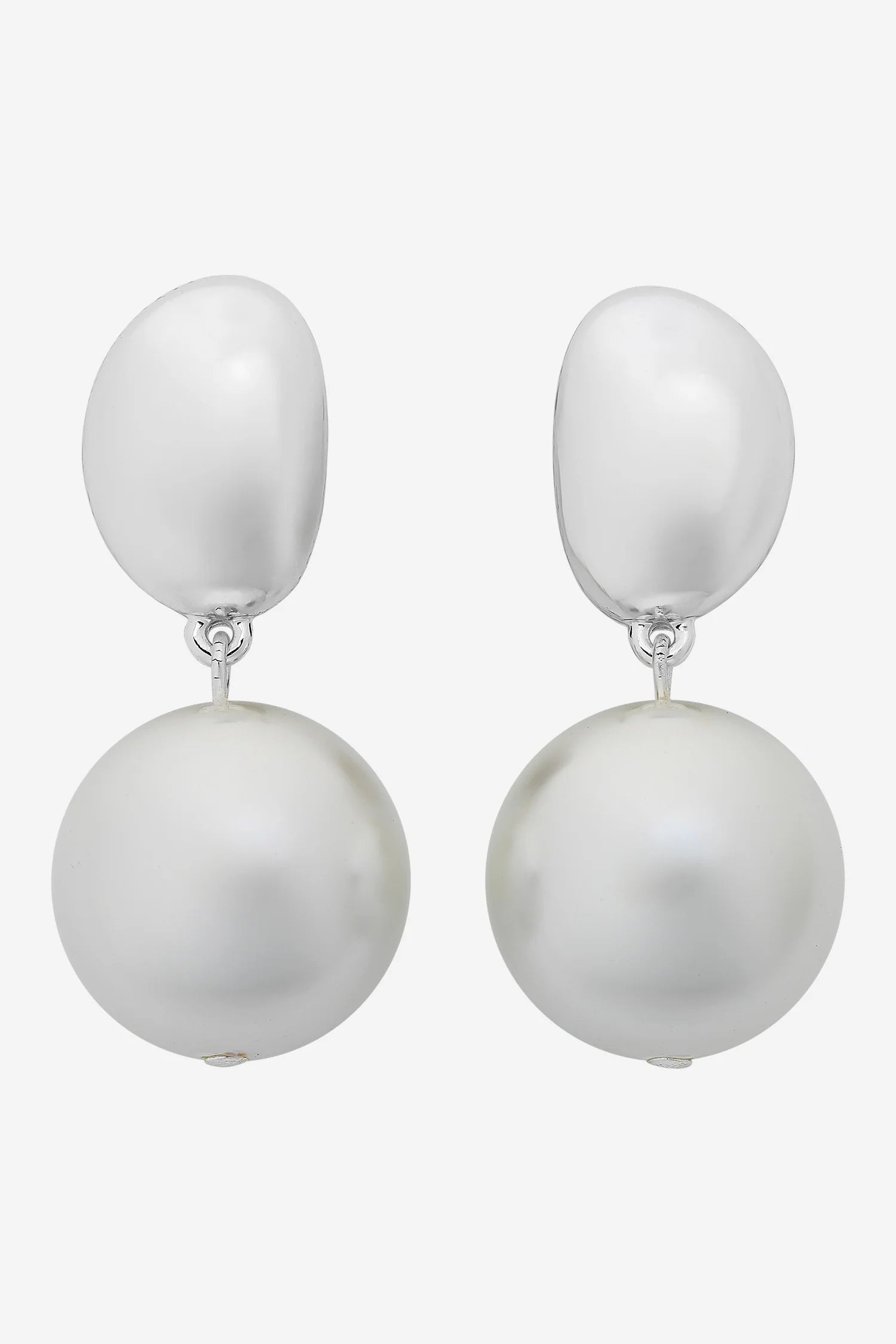 LIBERTE Selma Earring SILVER PEARL