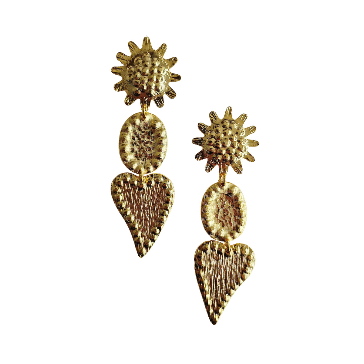 Boho Luxe Statement Earring GOLD