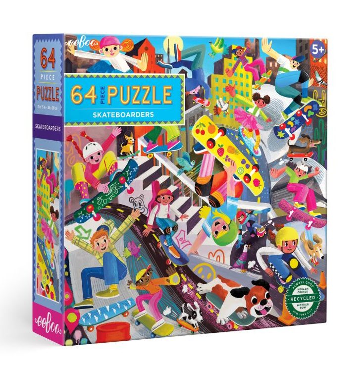 Puzzle 64pce SKATEBOARDERS