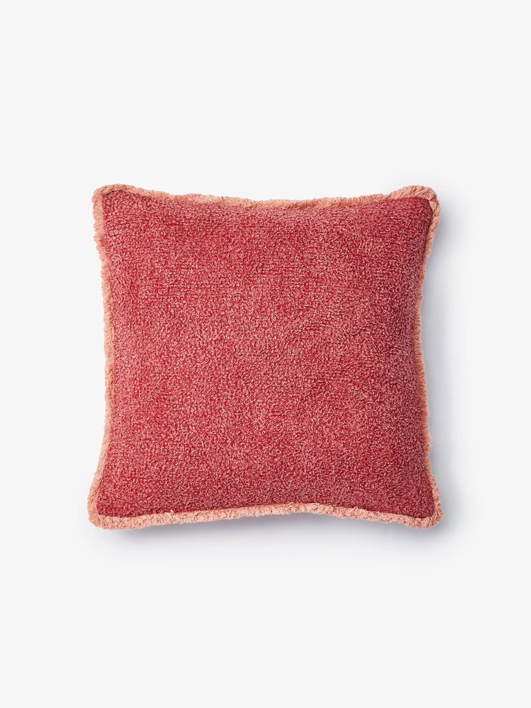 Bonnie & Neil Grain Coral Cotton Cushion 50cm