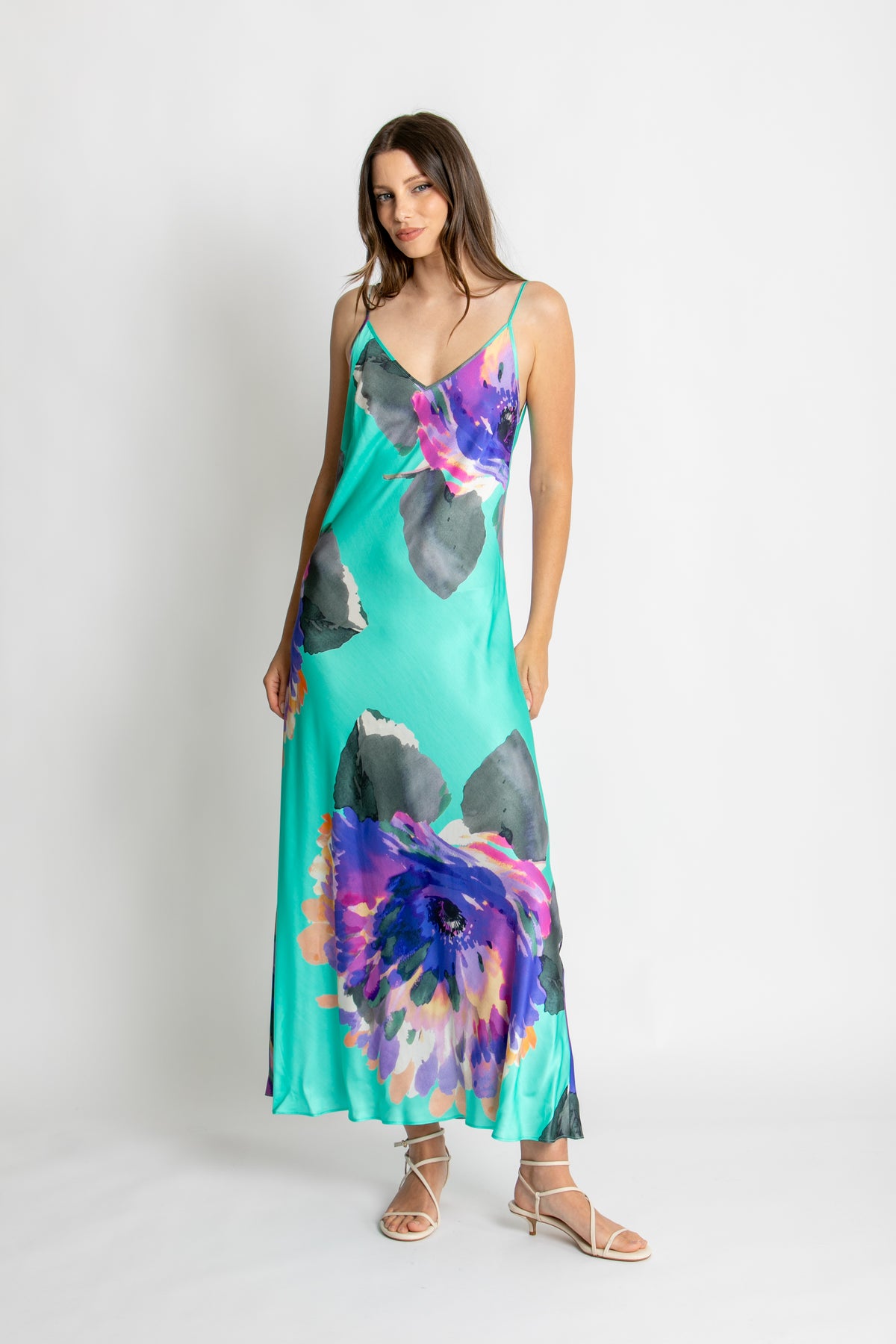 KACHEL Zoey Slip Dress DUSK