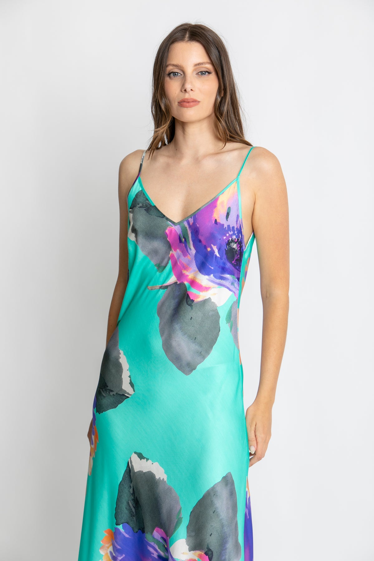 KACHEL Zoey Slip Dress DUSK