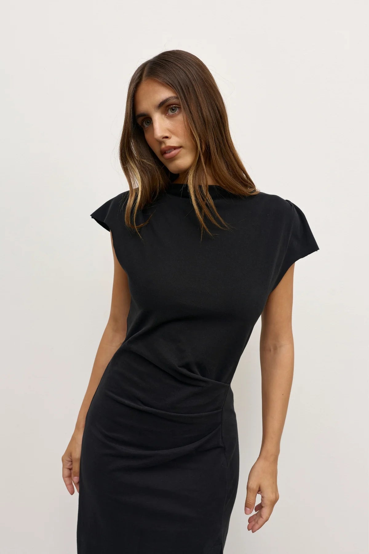 BAYSE Eliana Maxi Dress BLACK