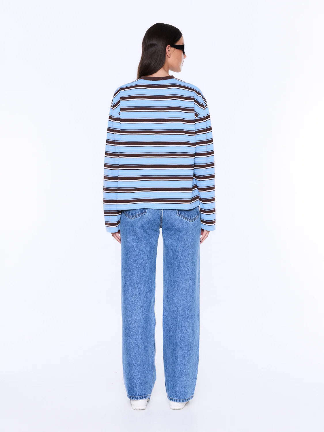 ENA PELLY Maria Boxy Long Sleeve Tee MONROE