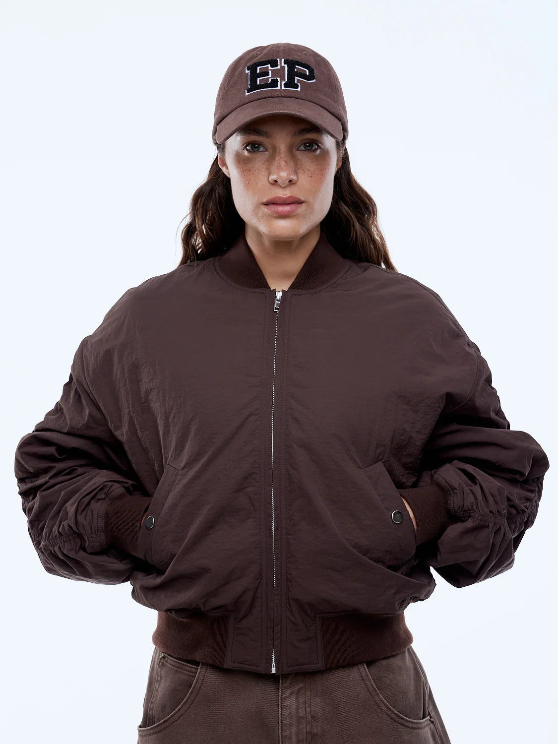 ENA PELLY Lulu Bomber Mocha