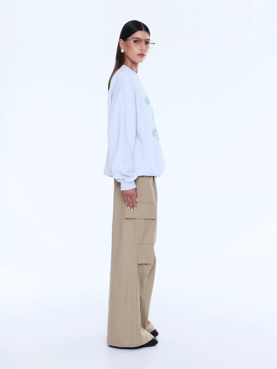 ENA PELLY Mila Sweater WHITE MARLE