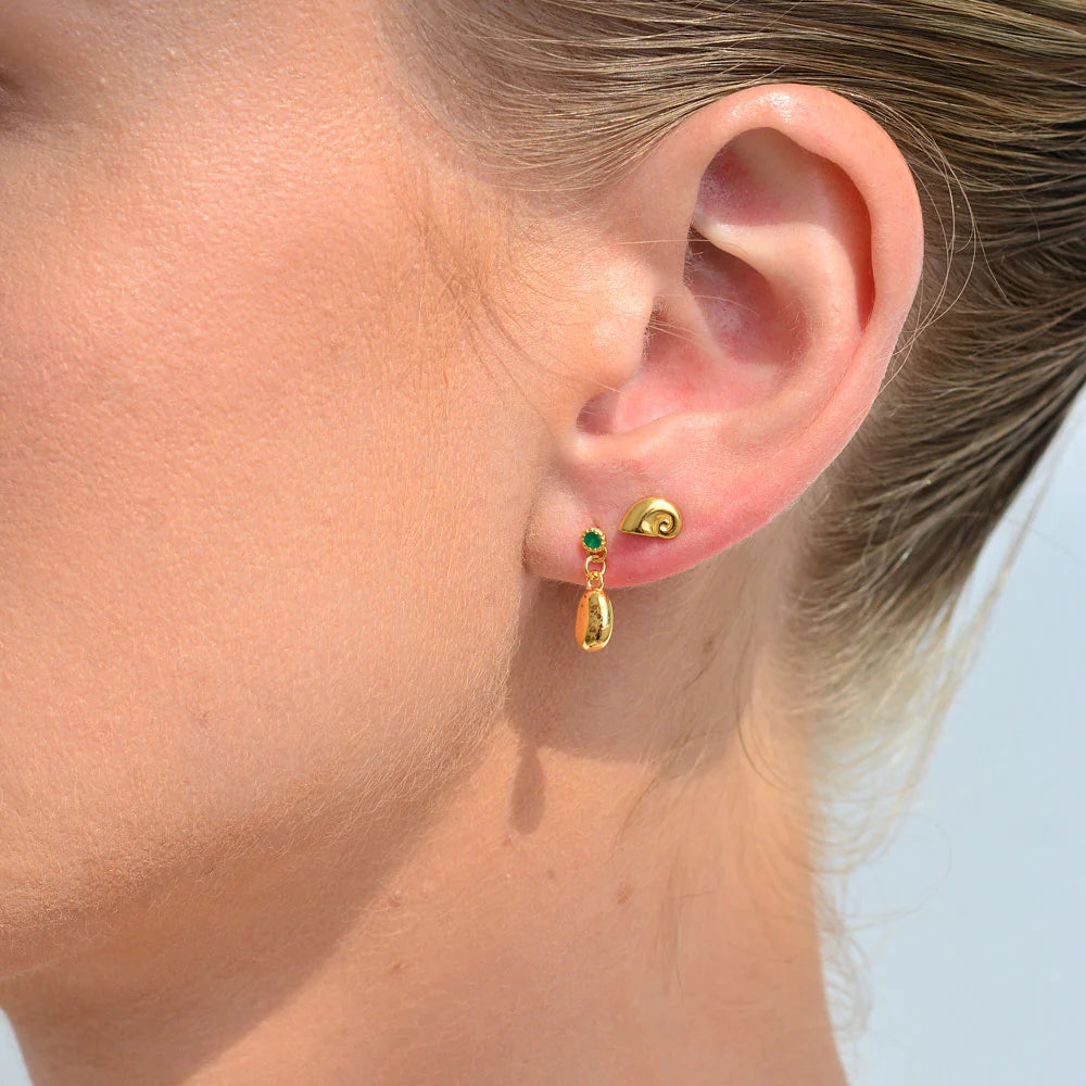 LT - Nautilus Stud - SILVER