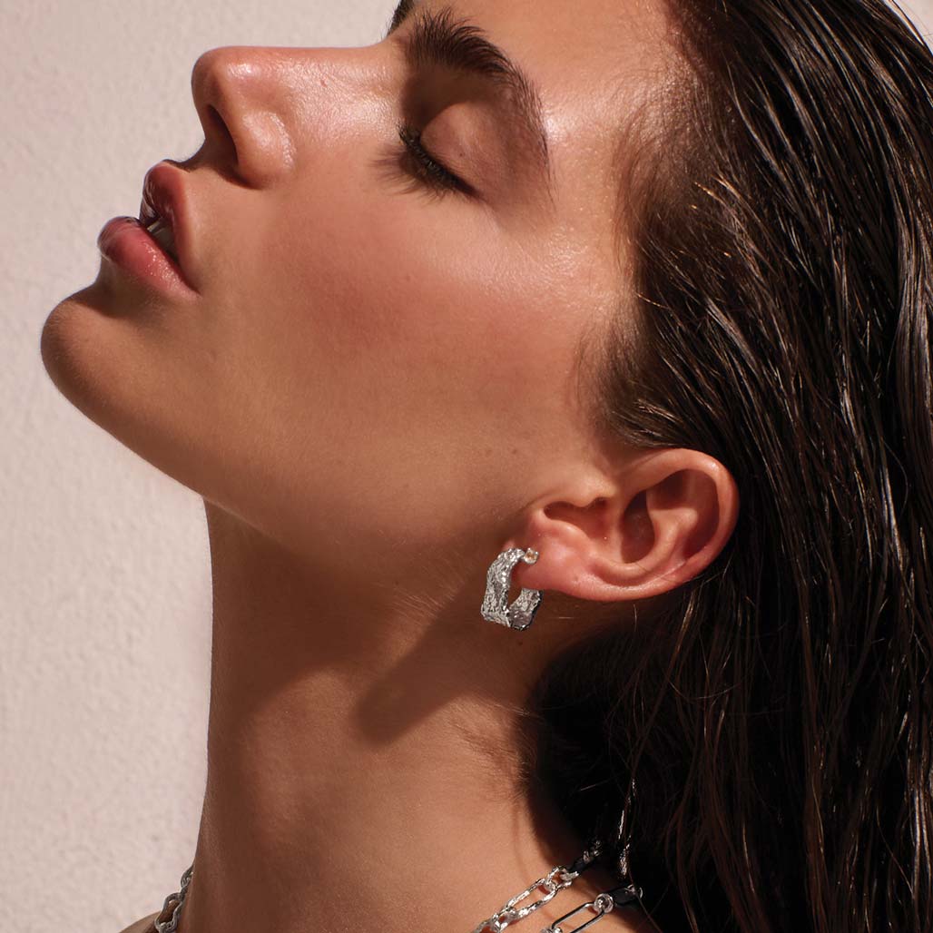 MURKANI Eterna Hoop Earrings SILVER