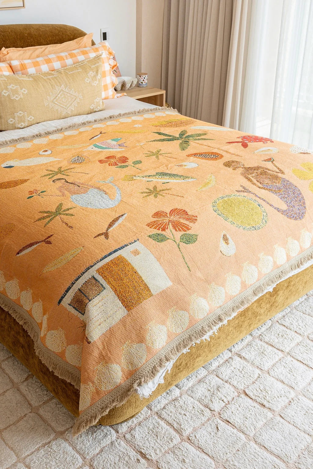 GOOD THROW CO Art Throw Rug ABUNDANCE