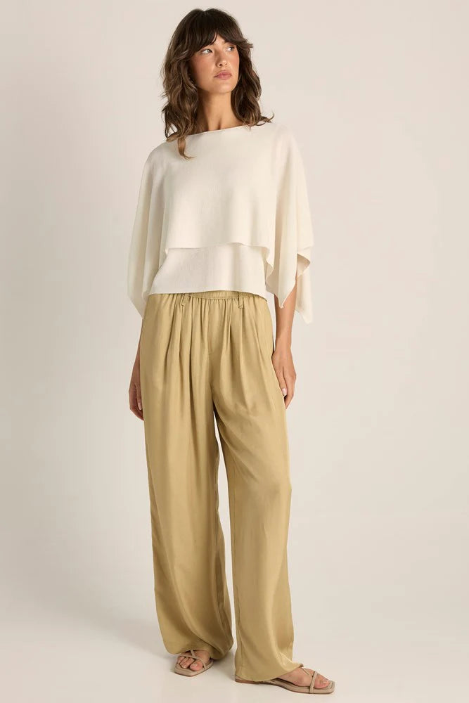 FATE & BECKER Kora Cape Top CREAM