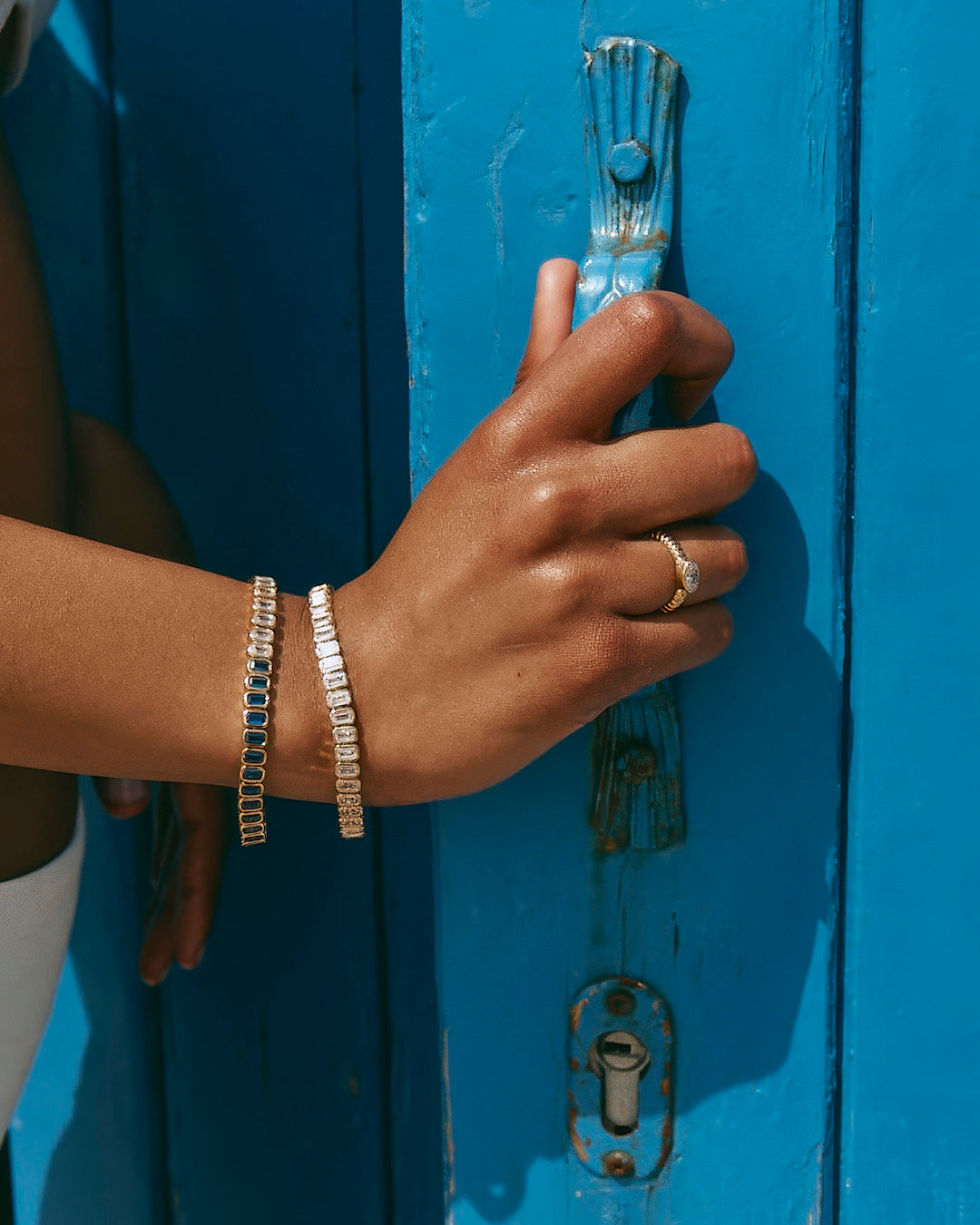FAIRLEY Blanc Tennis Bracelet