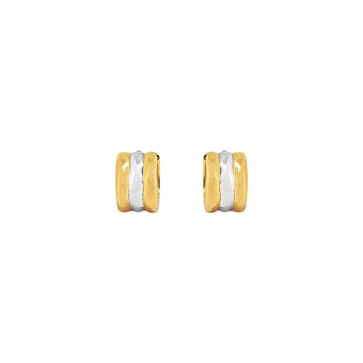 MOUNTAIN & MOON Farrah Earrings TWO TONE