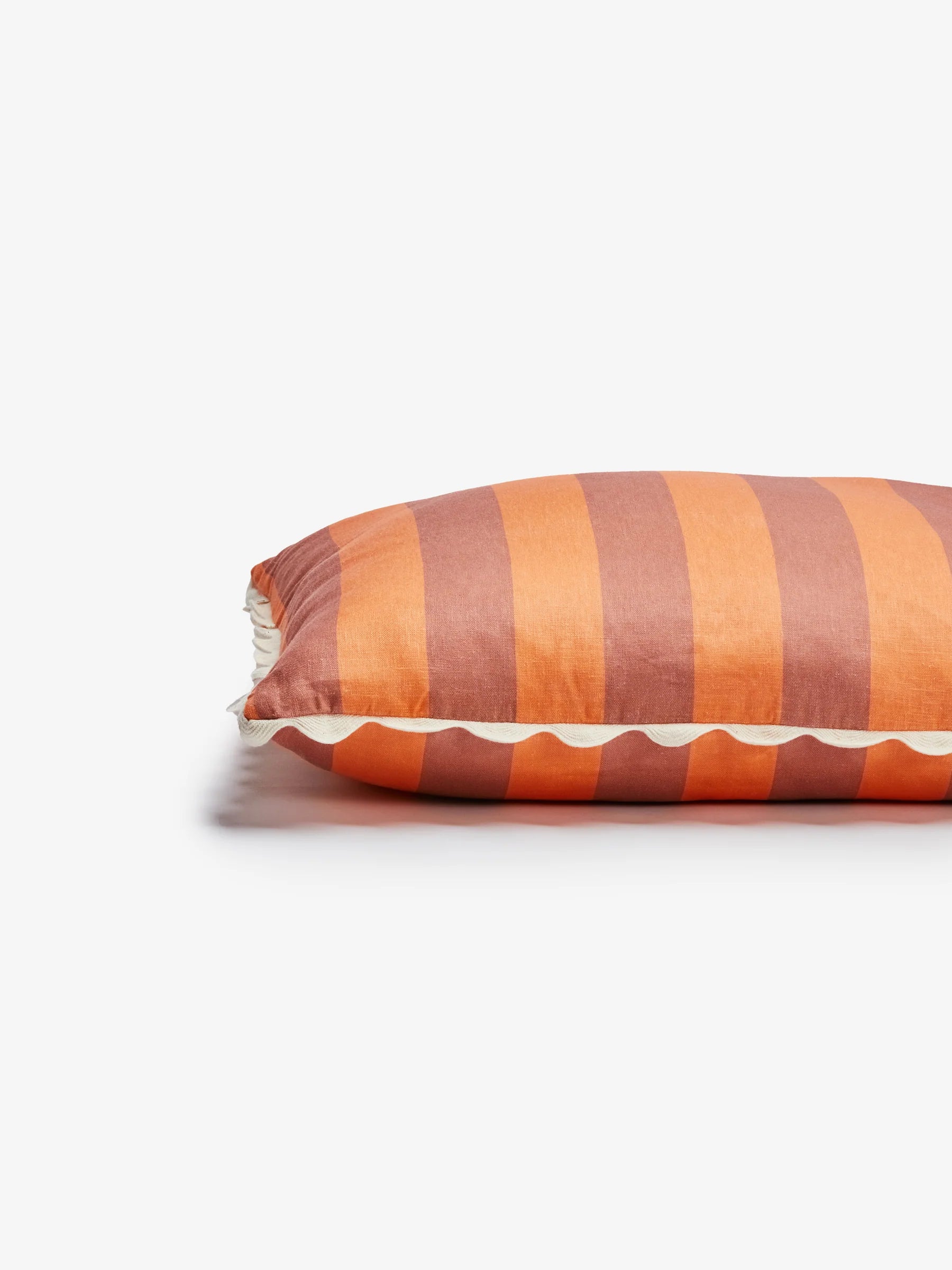 Bonnie & Neil Bold Stripe Peach Cushion 60CM