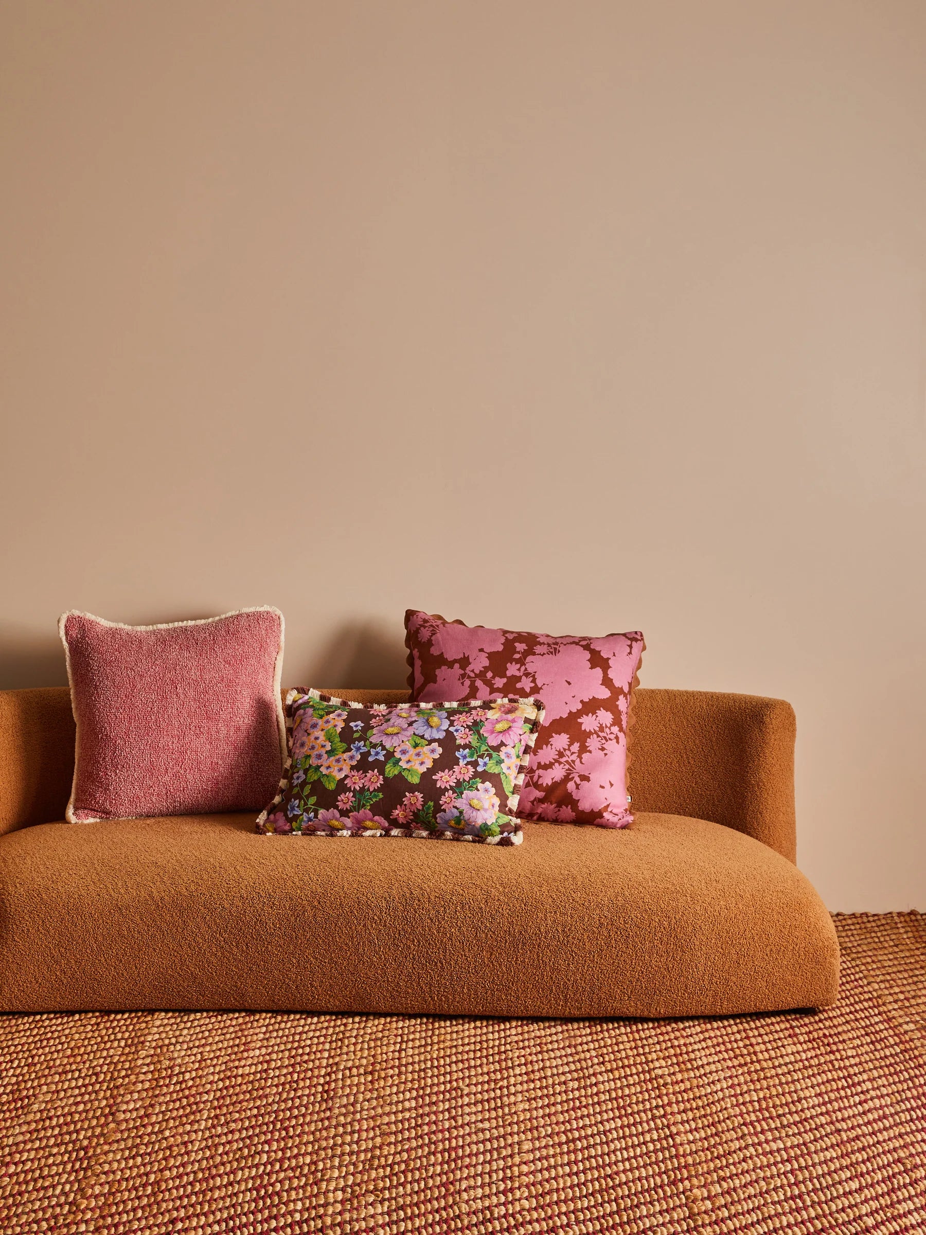 Bonnie & Neil Gardenia Cerise Cushion 60CM