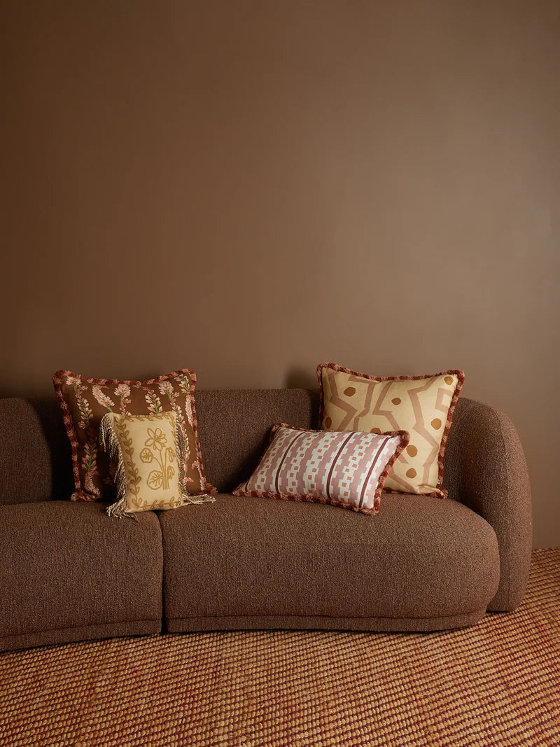 Bonnie & Neil Memphis Cushion Wheat 60cm