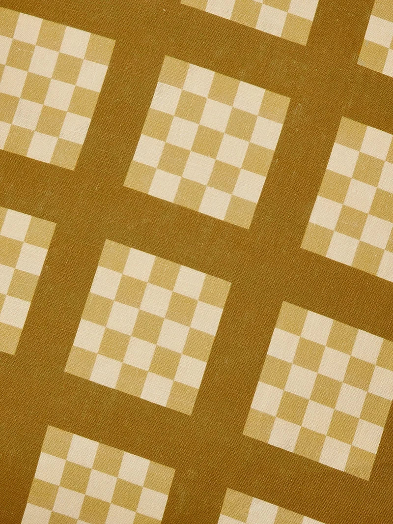 Bonnie & Neil Lattice Cushion WHEAT 60cm