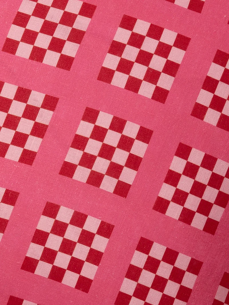 Bonnie & Neil Lattice Cushion PINK 60cm