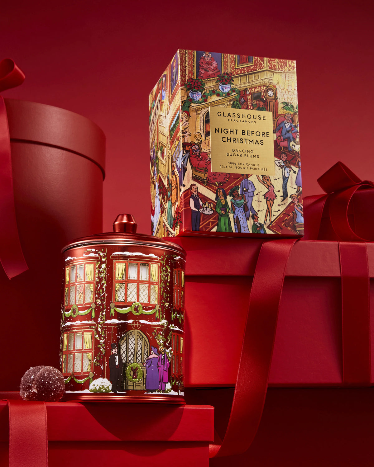 GLASSHOUSE 380g Candle NIGHT BEFORE CHRISTMAS