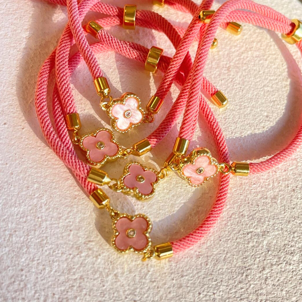 HEI TAI Fleur Slide Bracelet BALLET PINK