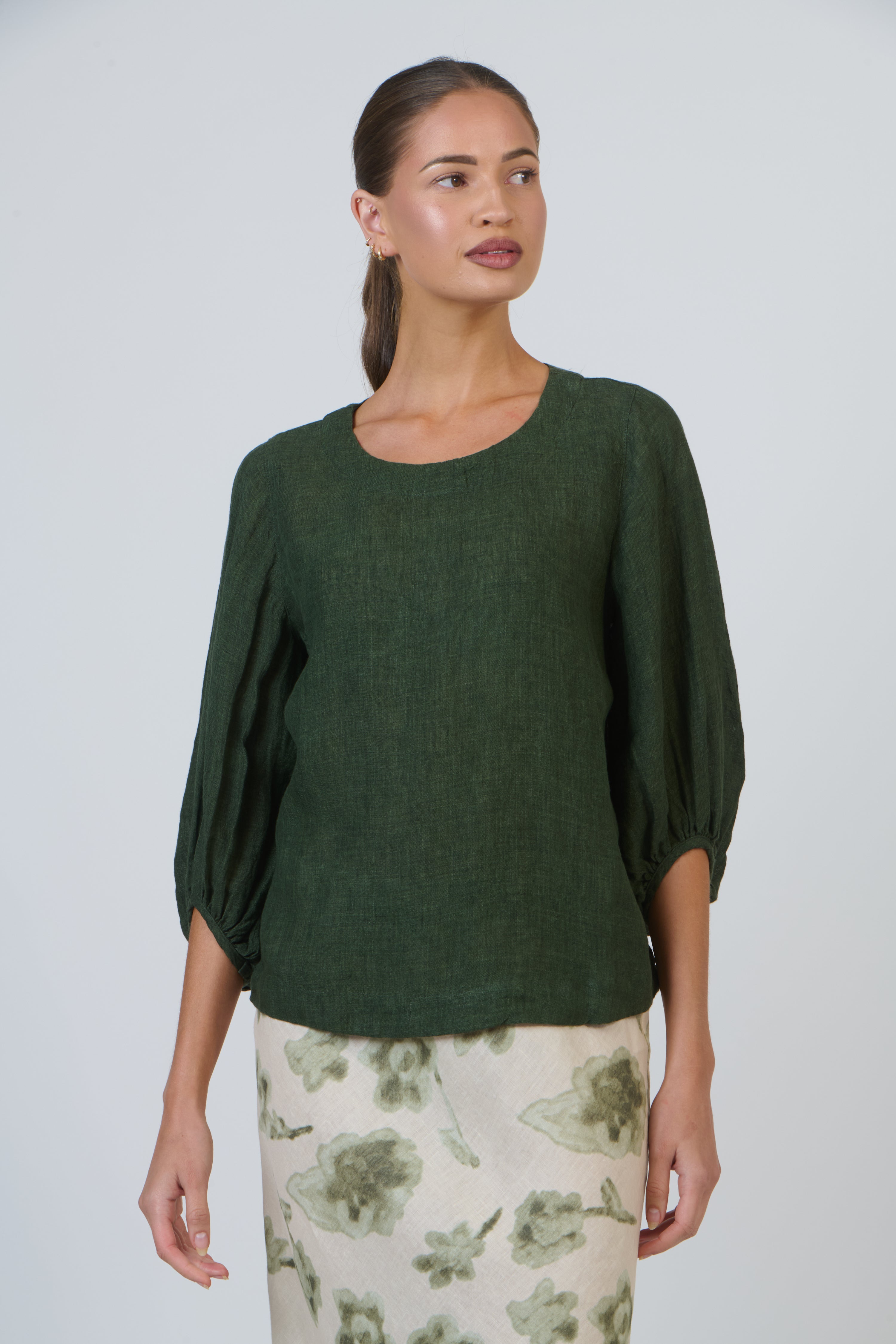 OLIVE ET JULIE 3/4 Sleeve Top MYRTLE