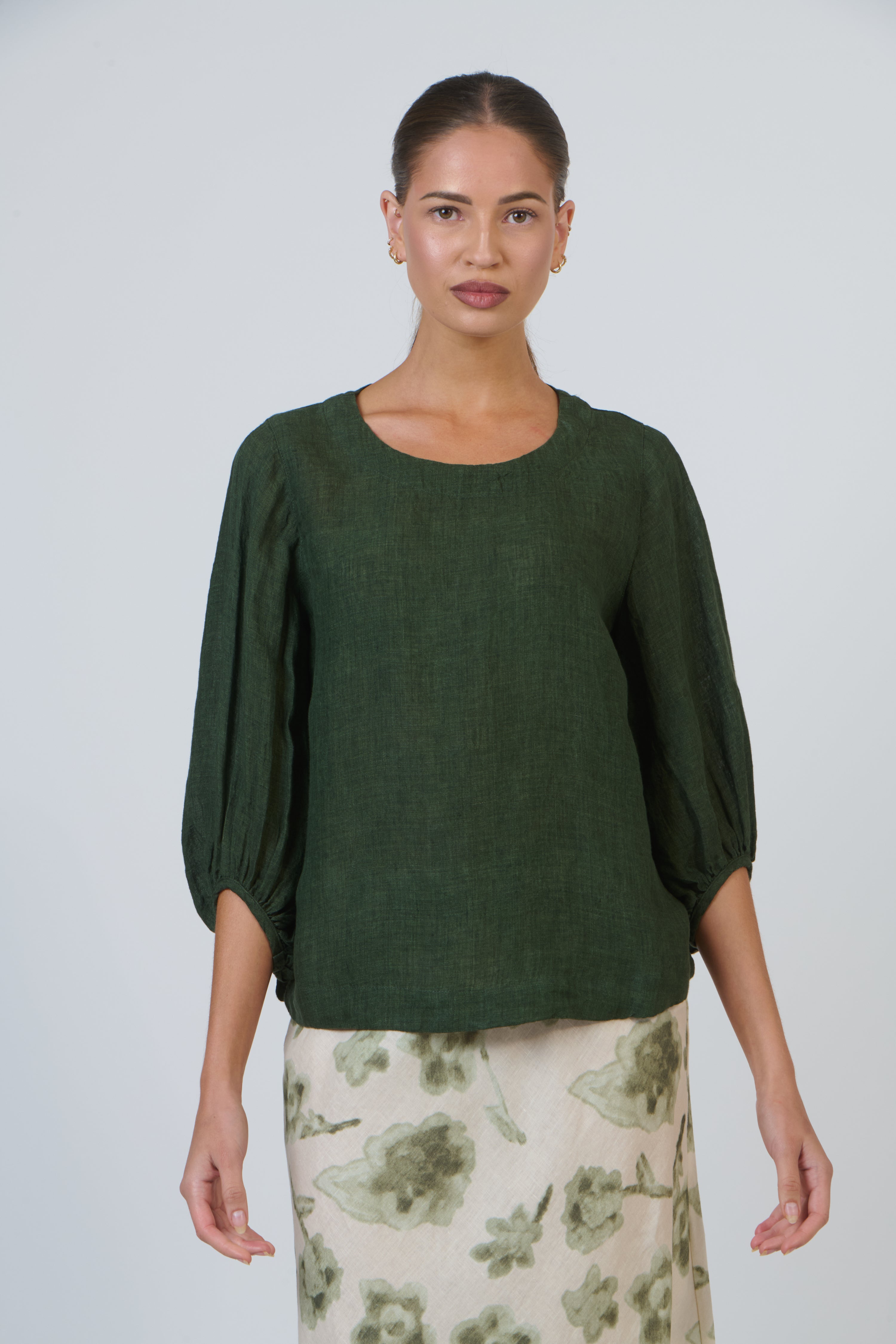 OLIVE ET JULIE 3/4 Sleeve Top MYRTLE