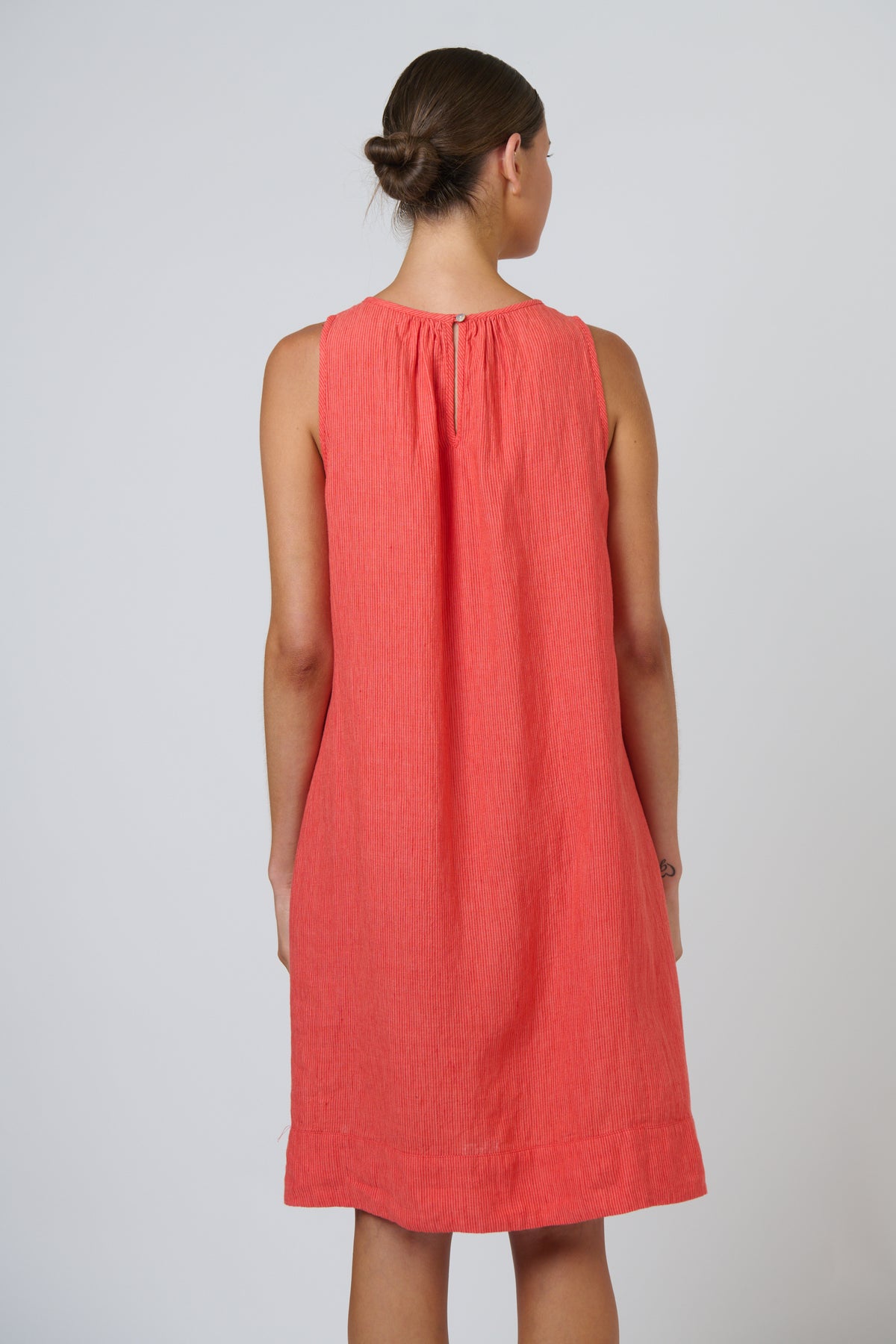 OLIVE ET JULIE Linen Mini Dress SUNSET STRIP