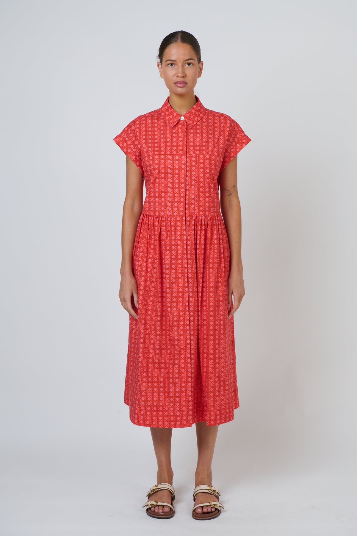 OLIVE ET JULIE Polin Midi Dress CANNAGE