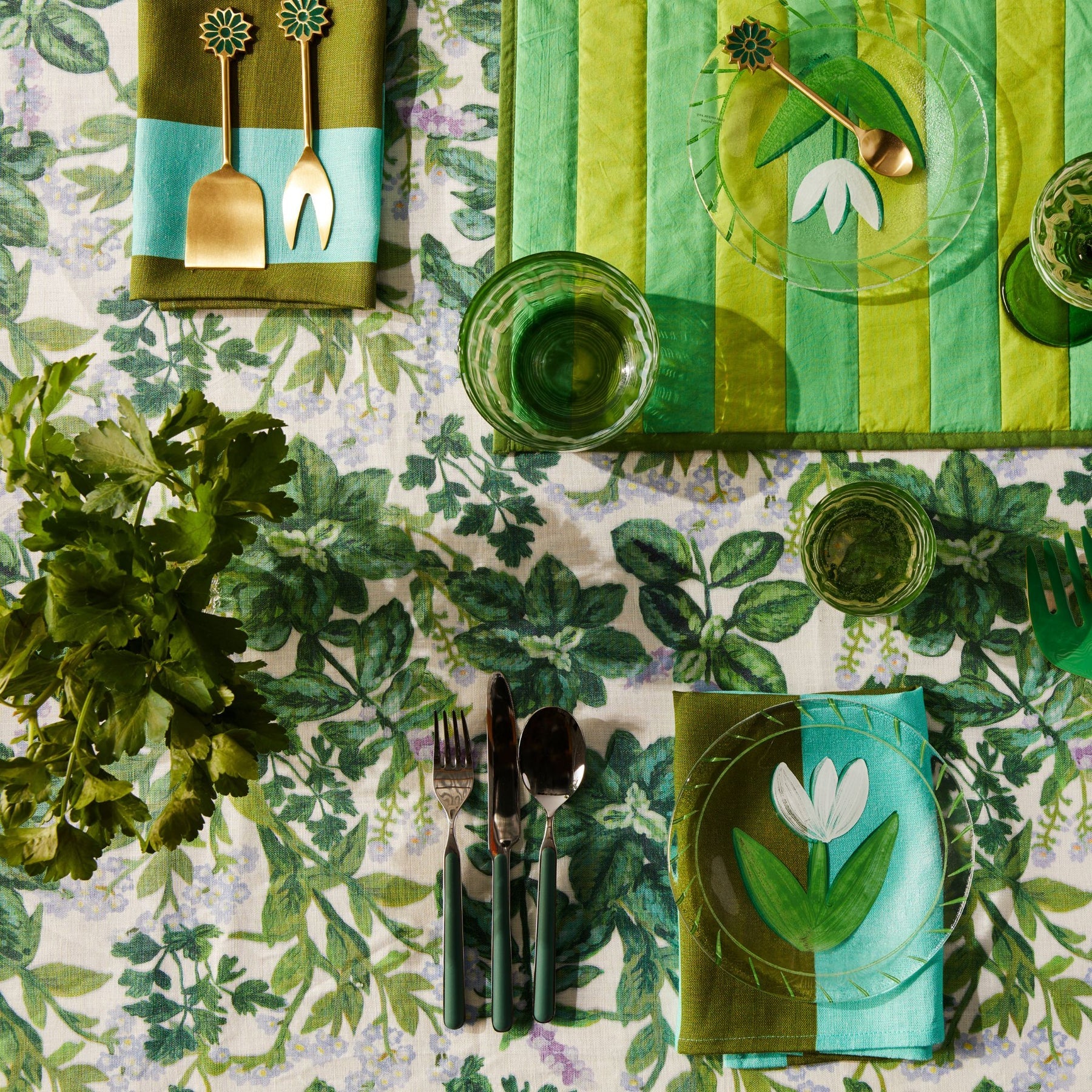 Bonnie & Neil Watercolour Bowl GREEN