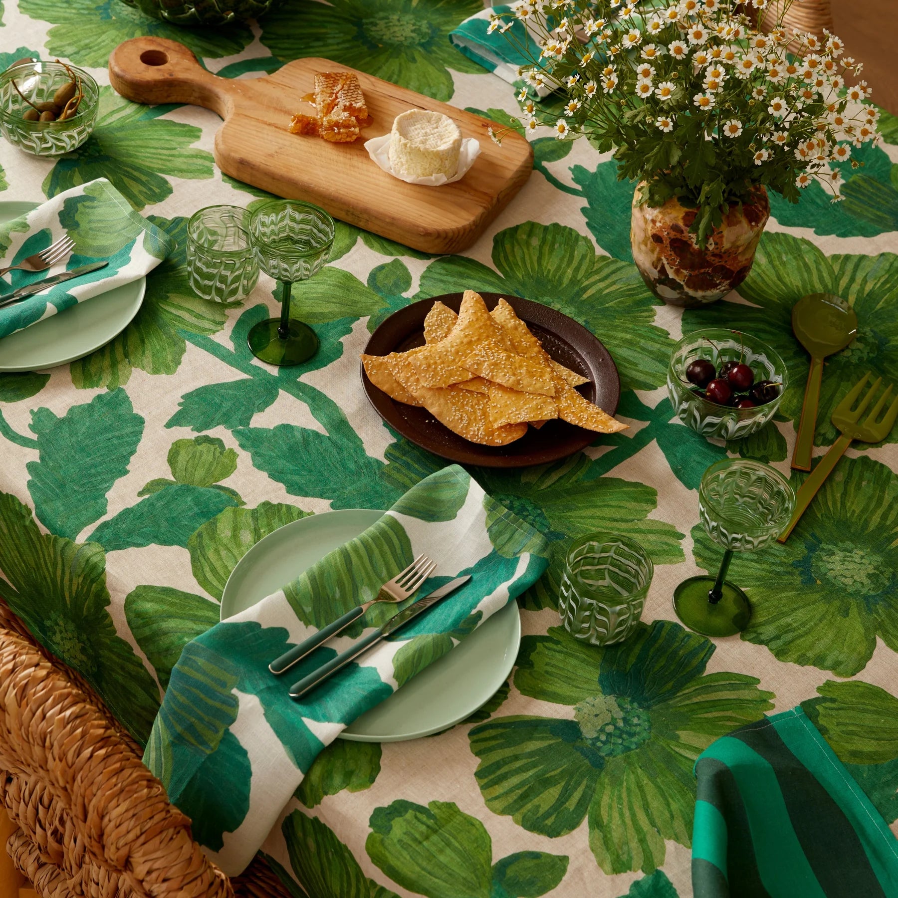 Bonnie & Neil Watercolour Bowl GREEN