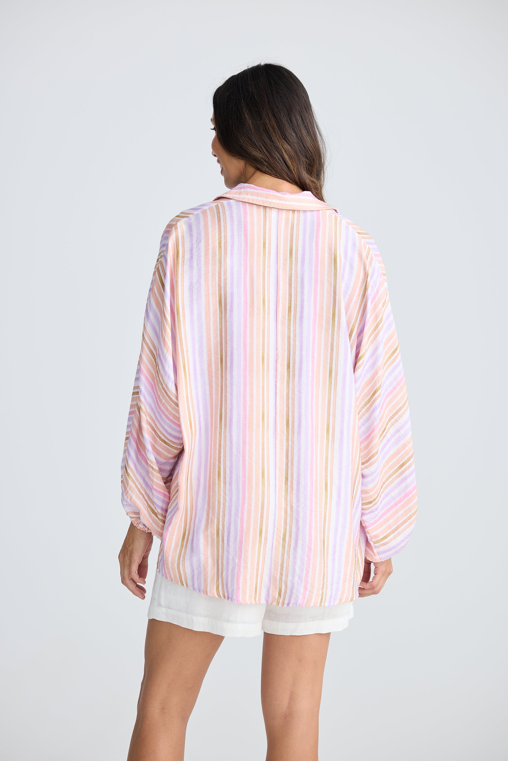 HOLIDAY Cliffside Shirt Painterly Stripe