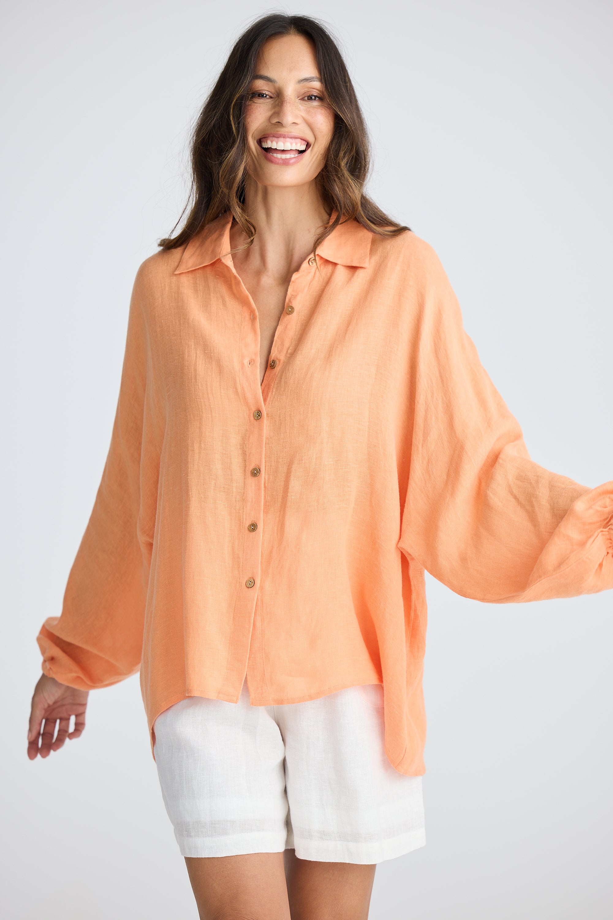 HOLIDAY Cliffside Shirt Coral