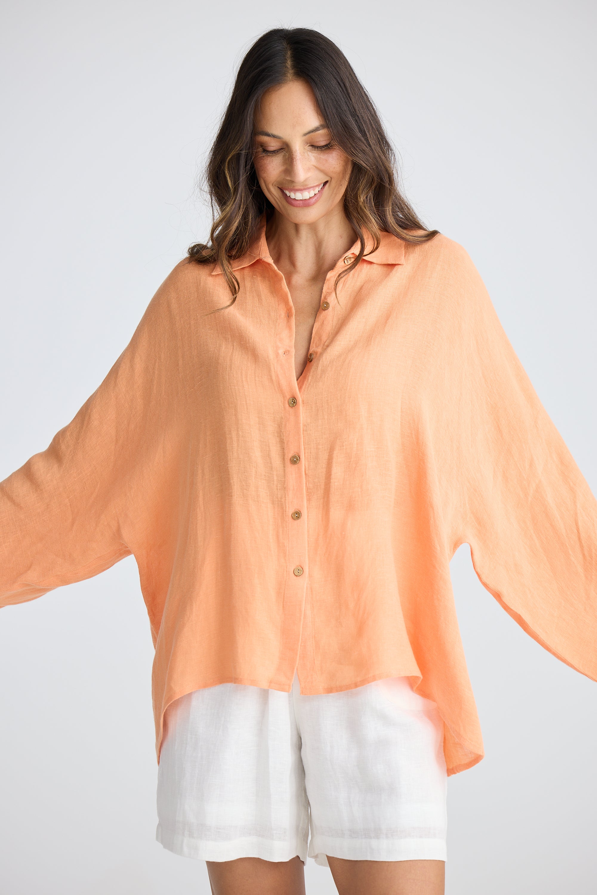 HOLIDAY Cliffside Shirt Coral